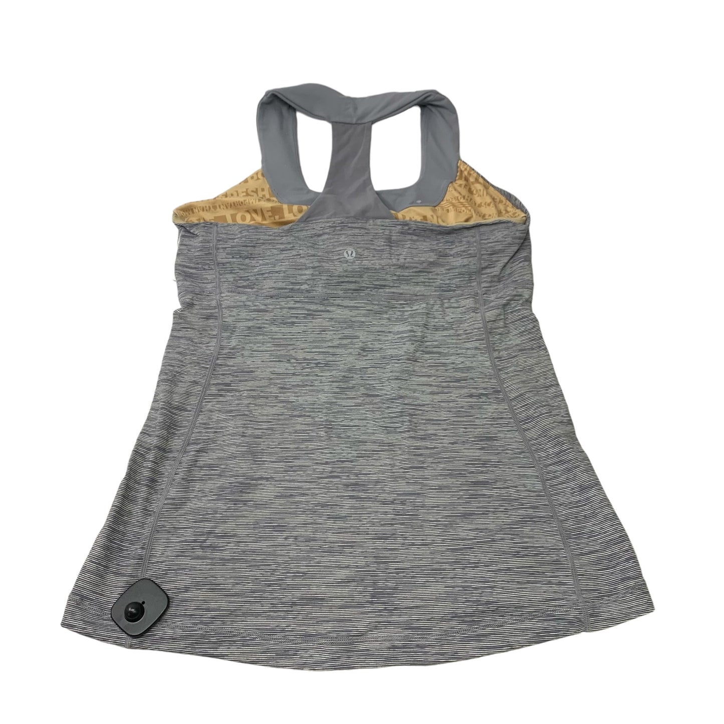 Athletic Tank Top By Lululemon In Grey, Size: L