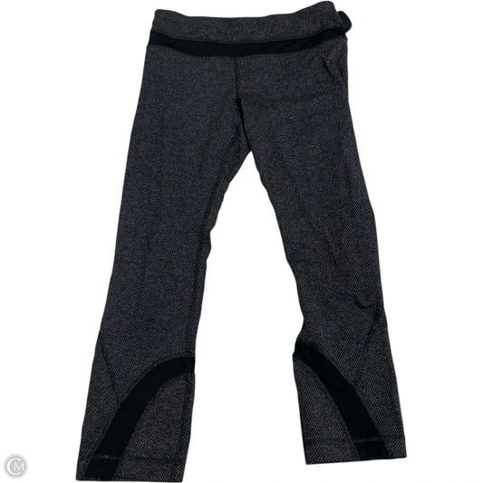 Athletic Leggings Capris By Lululemon In Grey, Size: S