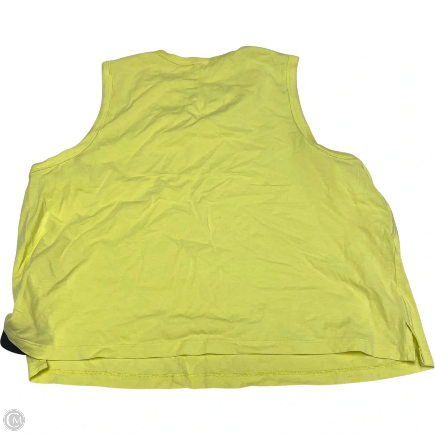 Athletic Tank Top By Lululemon In Yellow, Size: Xl