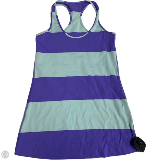 Athletic Tank Top By Lululemon In Blue & Purple, Size: S