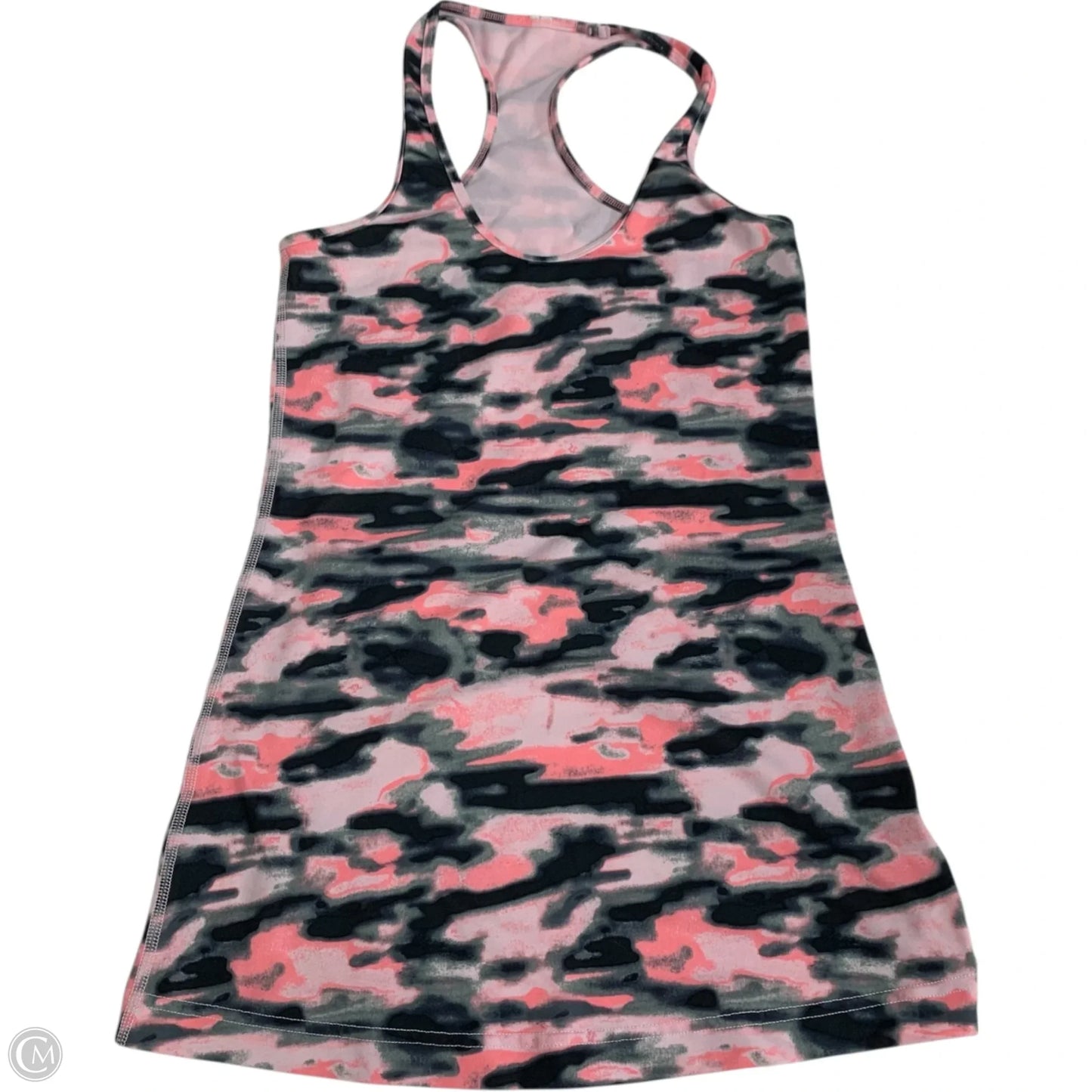 Athletic Tank Top By Lululemon In Black & Pink, Size: S