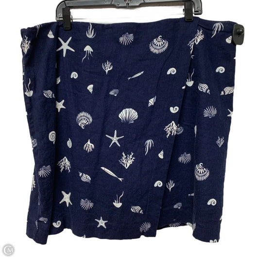 Skort By A New Day In Navy, Size: 2x