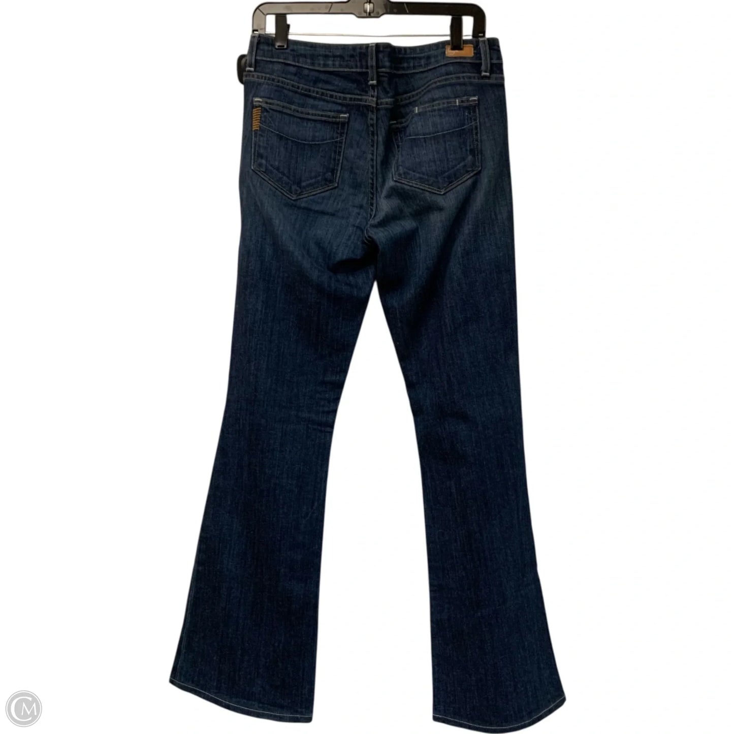 Jeans Straight By Paige In Blue Denim, Size: 4
