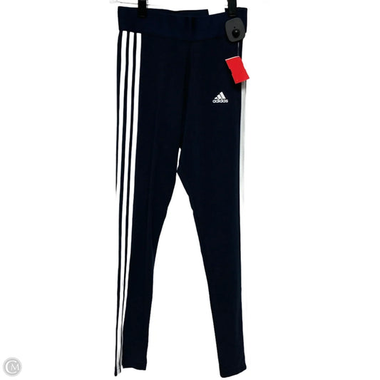 Athletic Leggings By Adidas In Navy, Size: Xs