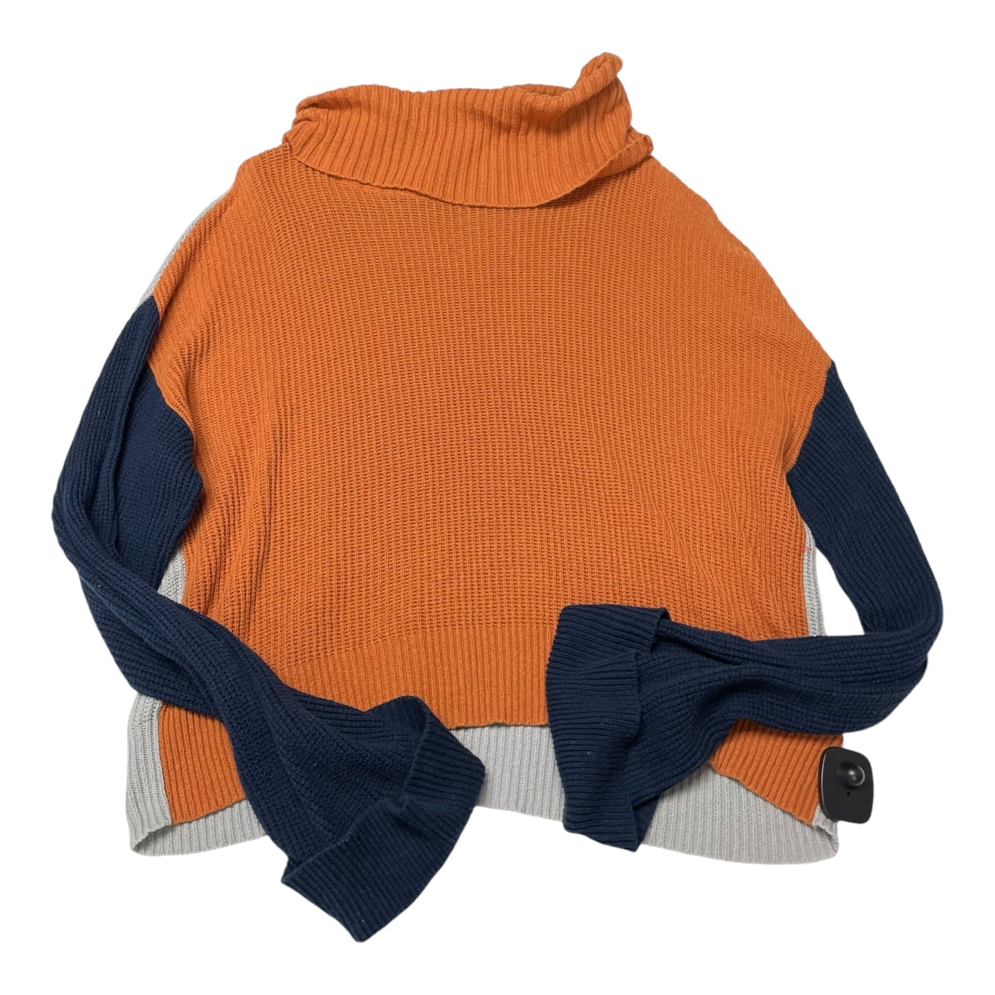 Sweater By Splendid In Grey & Orange, Size: L