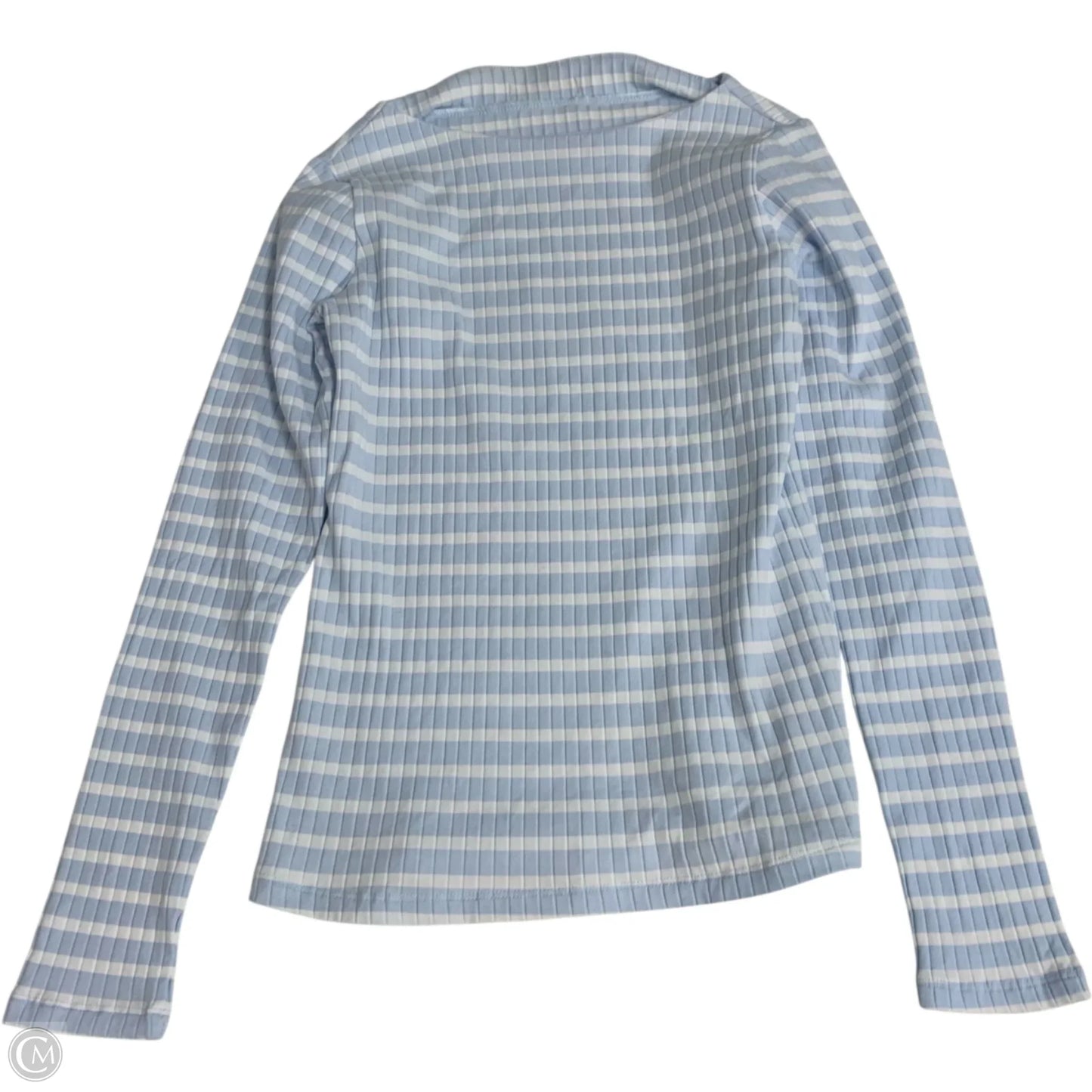Top Long Sleeve By Sanctuary In Blue & White, Size: M