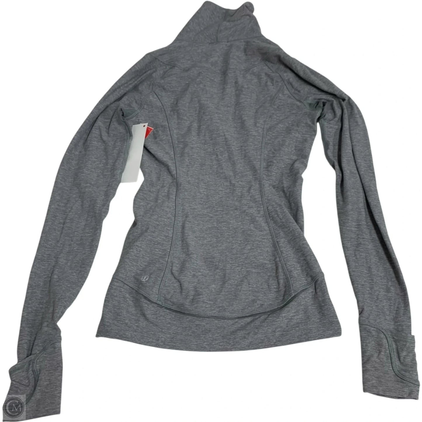 Athletic Jacket By Lululemon In Grey, Size: S