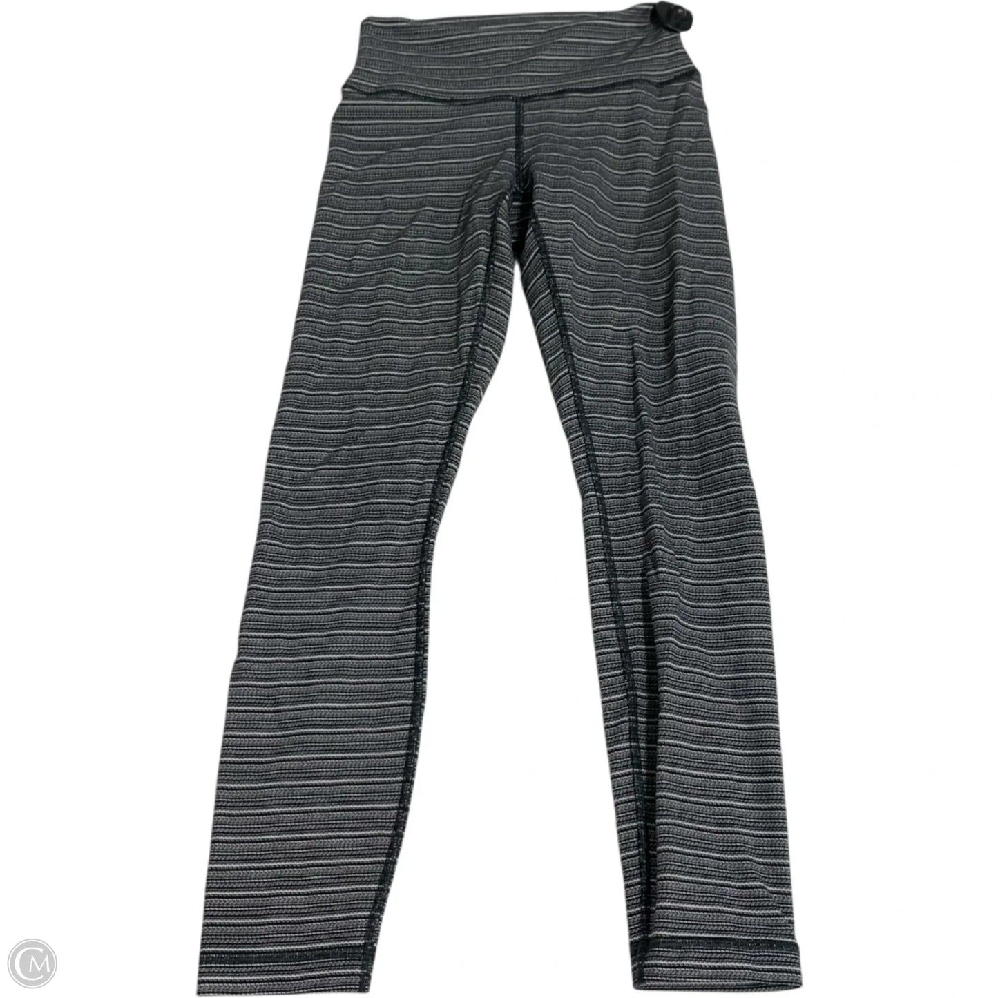 Athletic Leggings By Lululemon In Black & White, Size: S