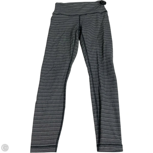 Athletic Leggings By Lululemon In Black & White, Size: S