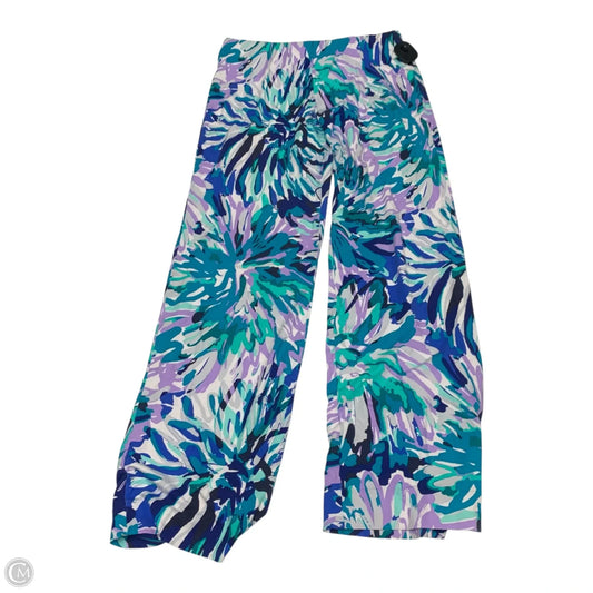 Pants Designer By Lilly Pulitzer In Blue & Purple, Size: M