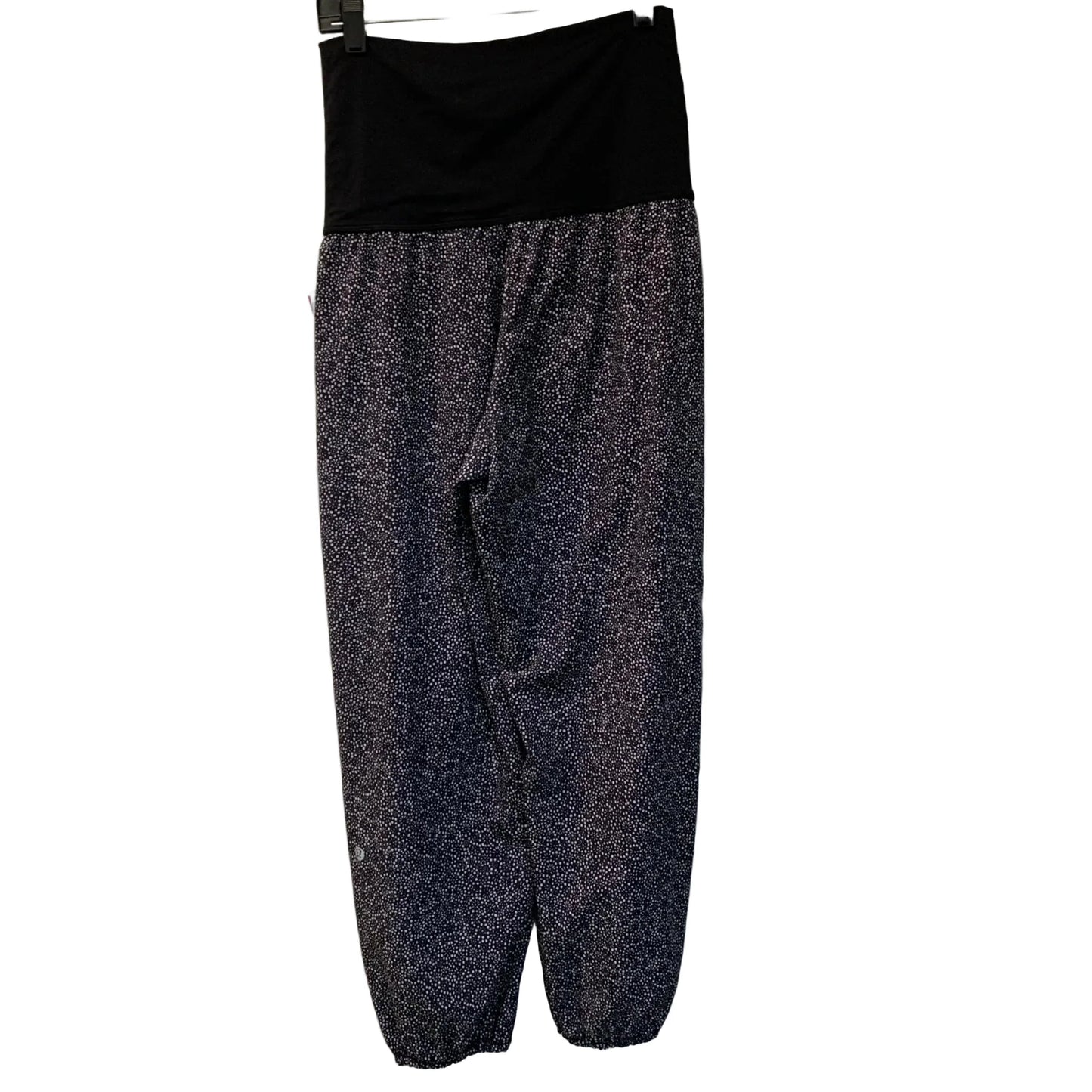 Athletic Pants By Lululemon In Black & White, Size: S