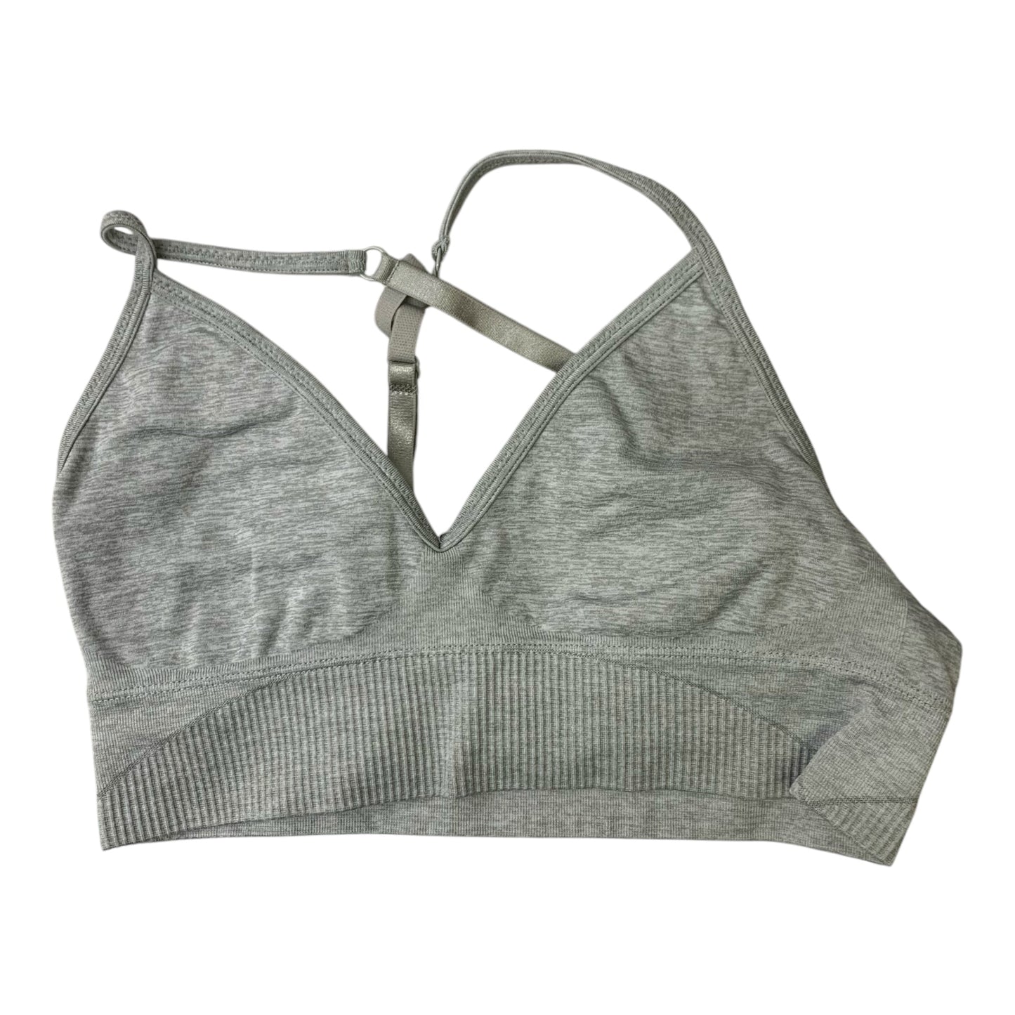 Athletic Bra By Forever 21 In Grey, Size: S