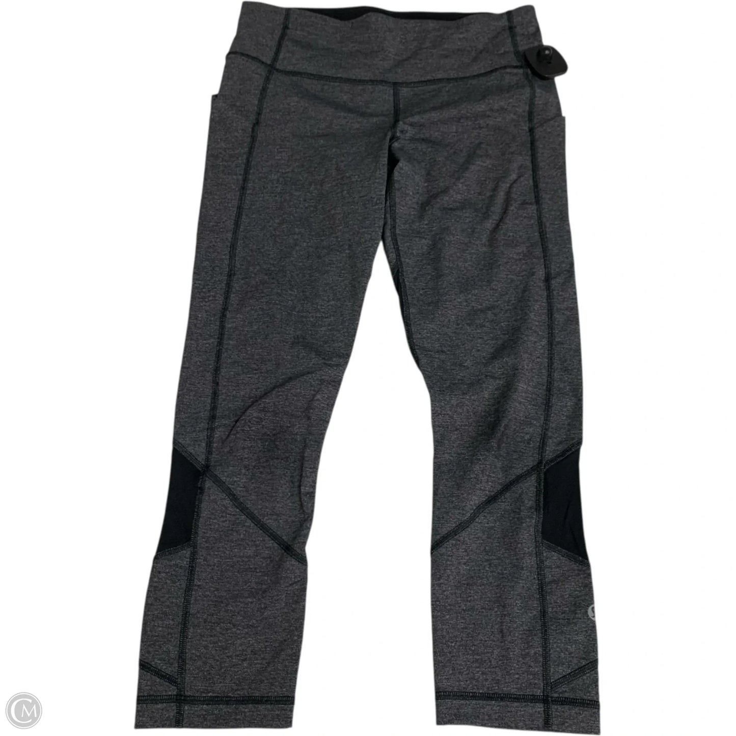 Athletic Leggings Capris By Lululemon In Grey, Size: S