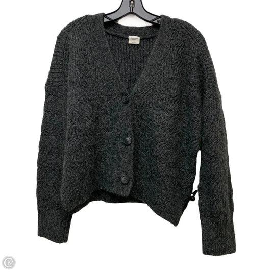Sweater Cardigan By Abercrombie And Fitch In Grey, Size: L