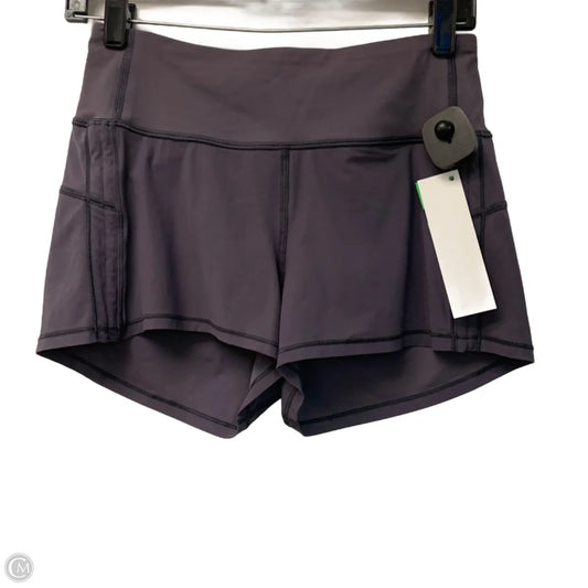 Athletic Shorts By Lululemon In Purple, Size: S