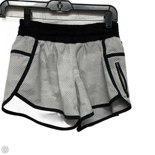 Athletic Shorts By Lululemon In Black & Grey, Size: S
