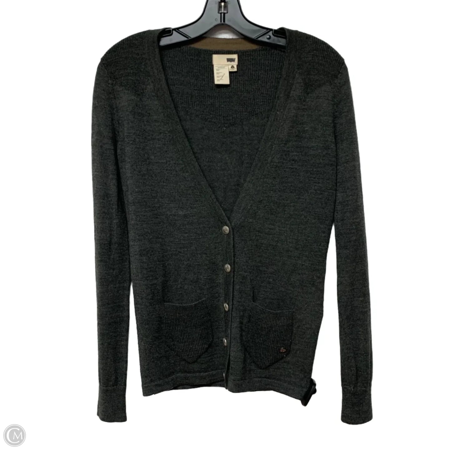 Sweater Cardigan By Levis In Grey, Size: Xs