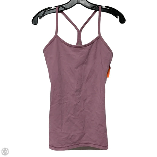 Athletic Tank Top By Lululemon In Pink, Size: S
