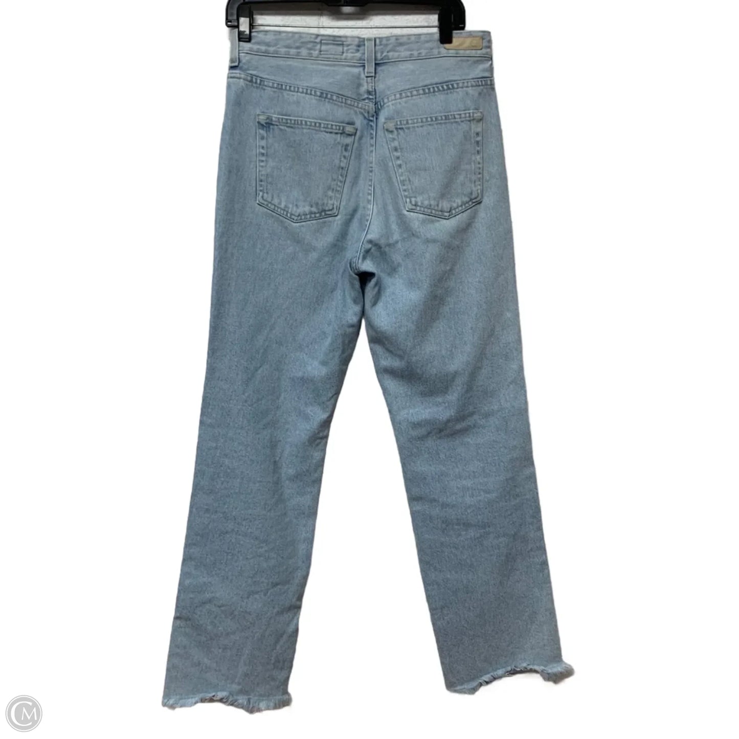 Jeans Straight By Adriano Goldschmied In Blue Denim, Size: 8