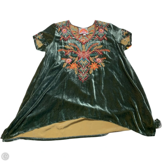 Tunic Designer By Johnny Was In Green, Size: S