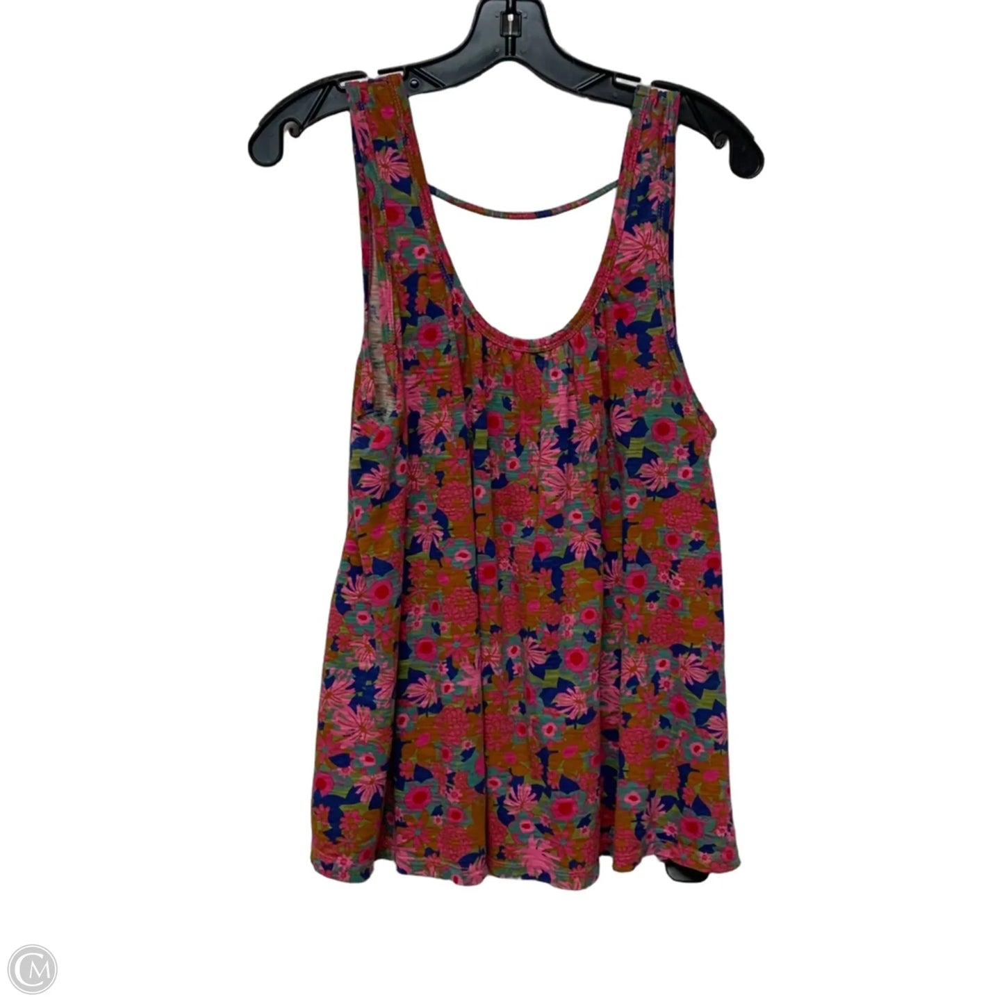 Top Sleeveless By Natural Life In Blue & Pink, Size: S