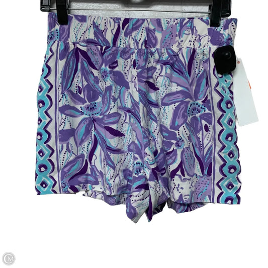 Shorts Designer By Lilly Pulitzer In Purple & White, Size: Xs