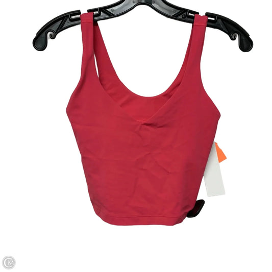 Athletic Tank Top By Lululemon In Pink, Size: S
