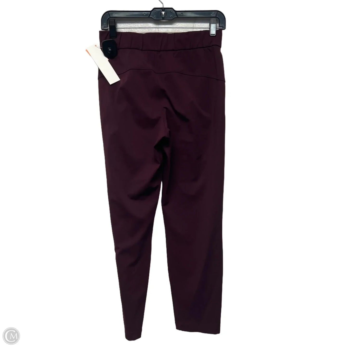 Athletic Pants By Lululemon In Maroon, Size: S