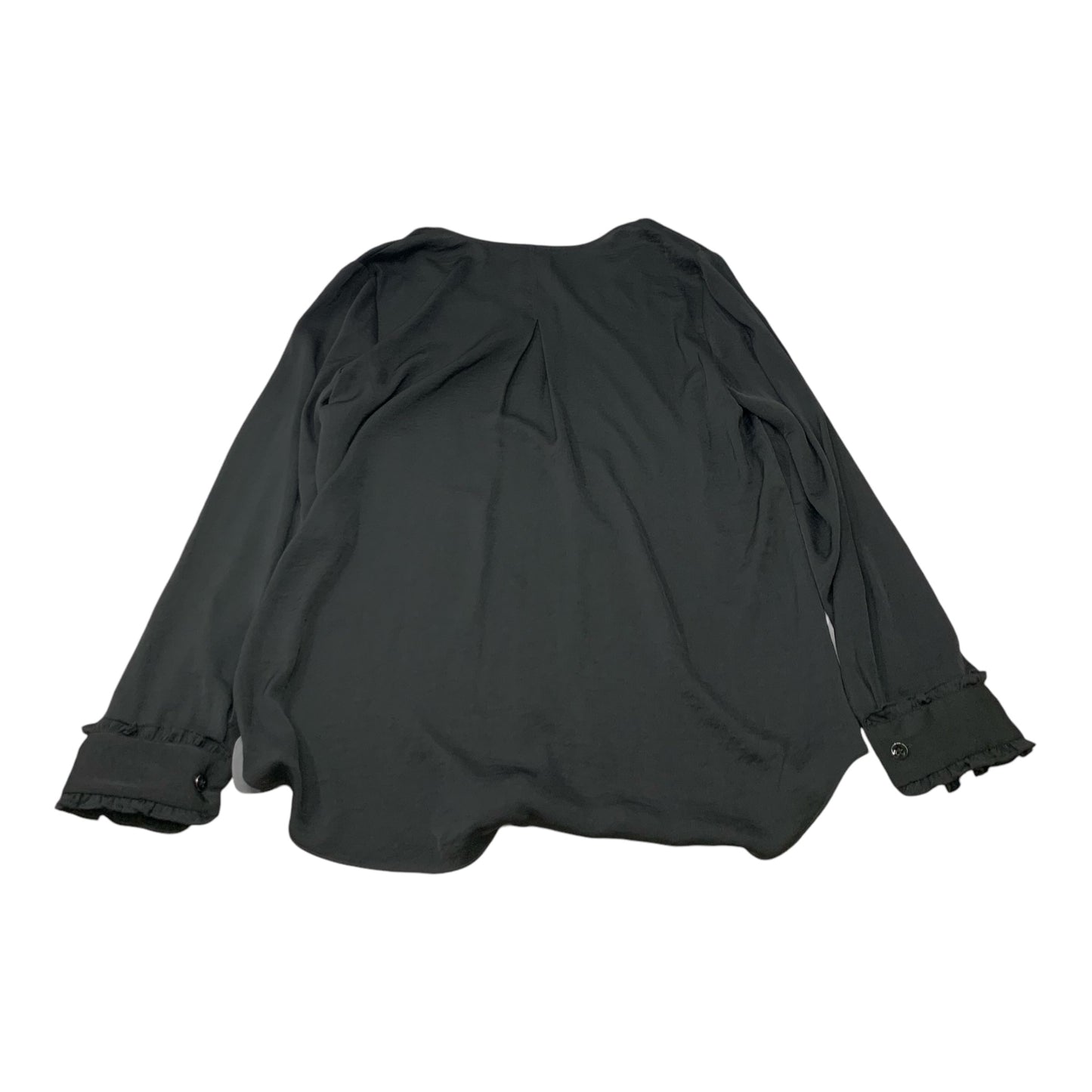 Blouse Long Sleeve By Cabi In Black, Size: M