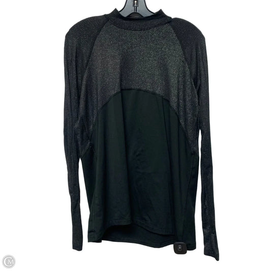 Athletic Top Long Sleeve Crewneck By Nike Apparel In Black, Size: Xl