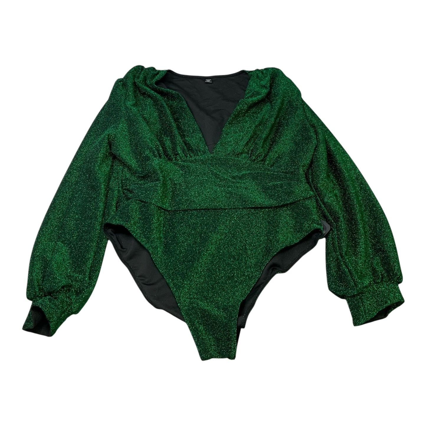 Bodysuit By Shein In Green, Size: 2x