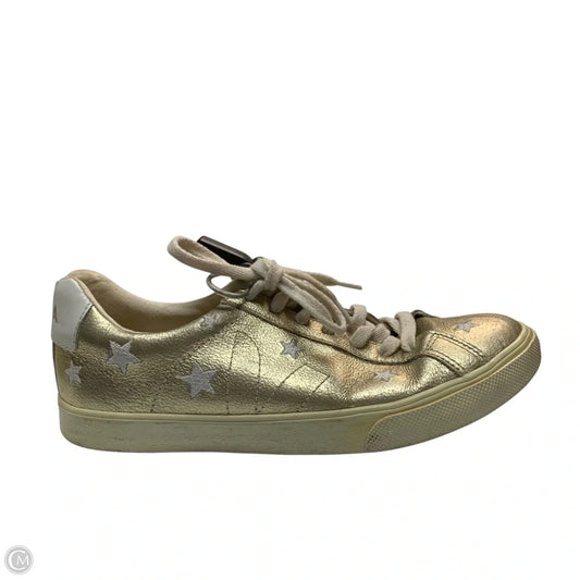 Shoes Sneakers By Madewell In Gold, Size: 8
