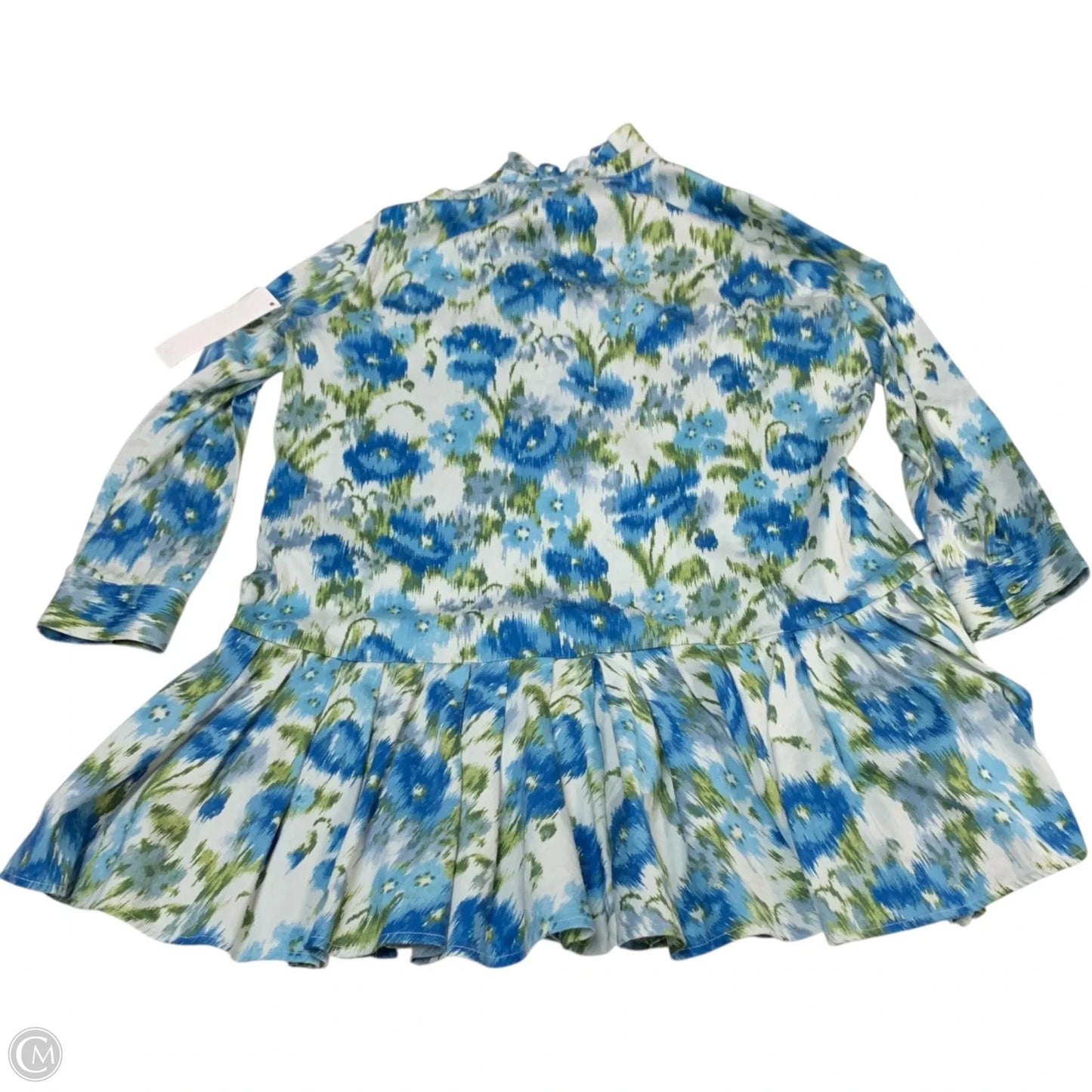 Dress Designer By Tuckernuck In Blue & Green, Size: L
