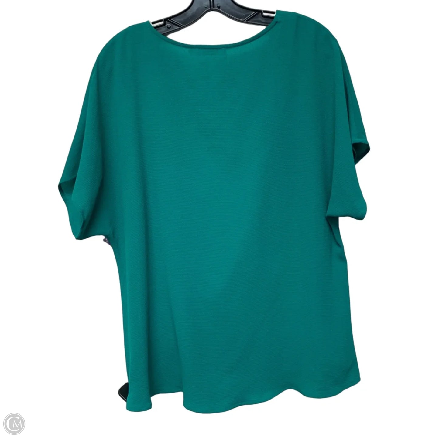 Top Short Sleeve By Lush In Green, Size: L