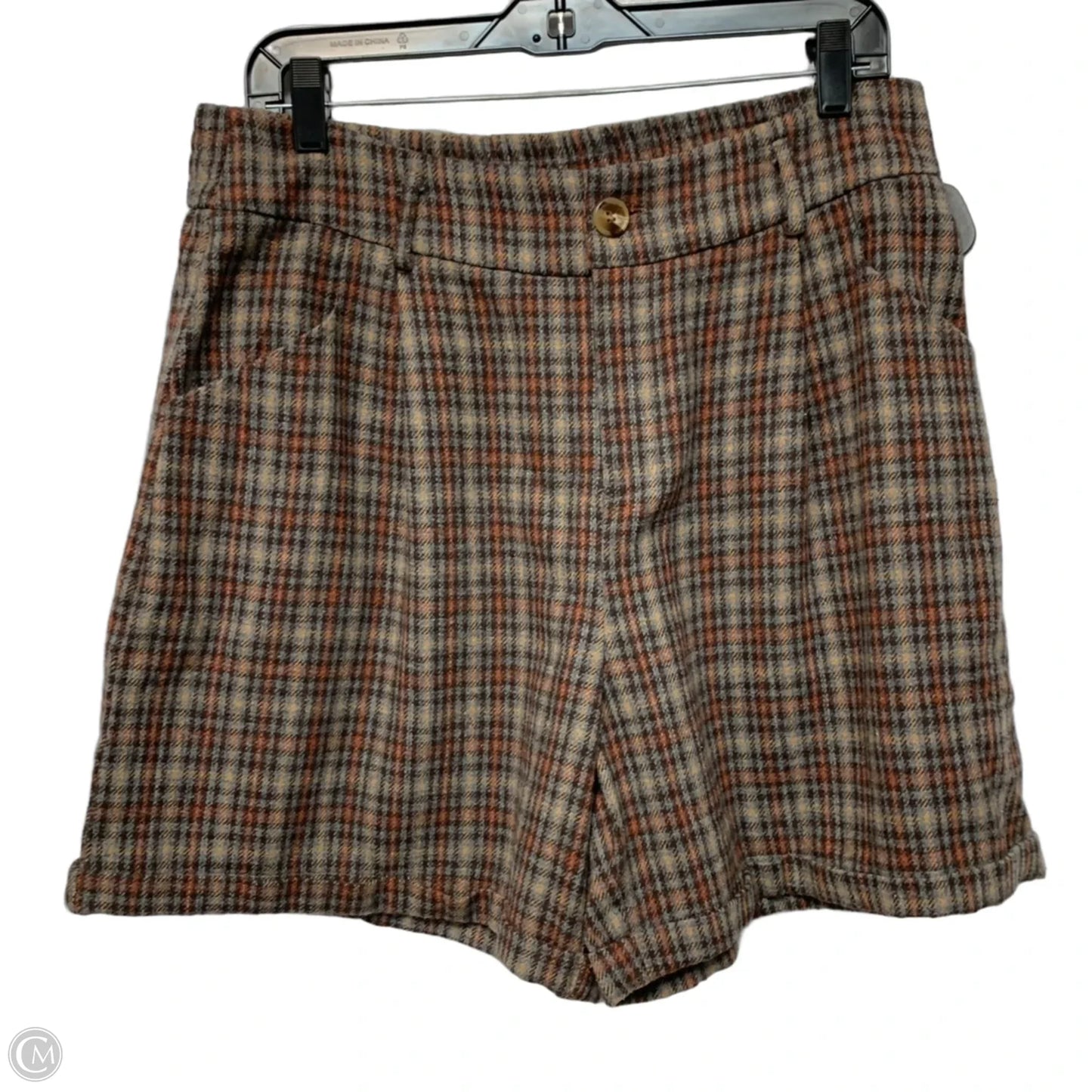Shorts By BELLE POGUE In Brown, Size: 2x