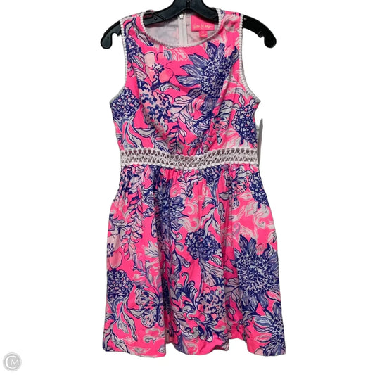 Dress Designer By Lilly Pulitzer In Blue & Pink, Size: M