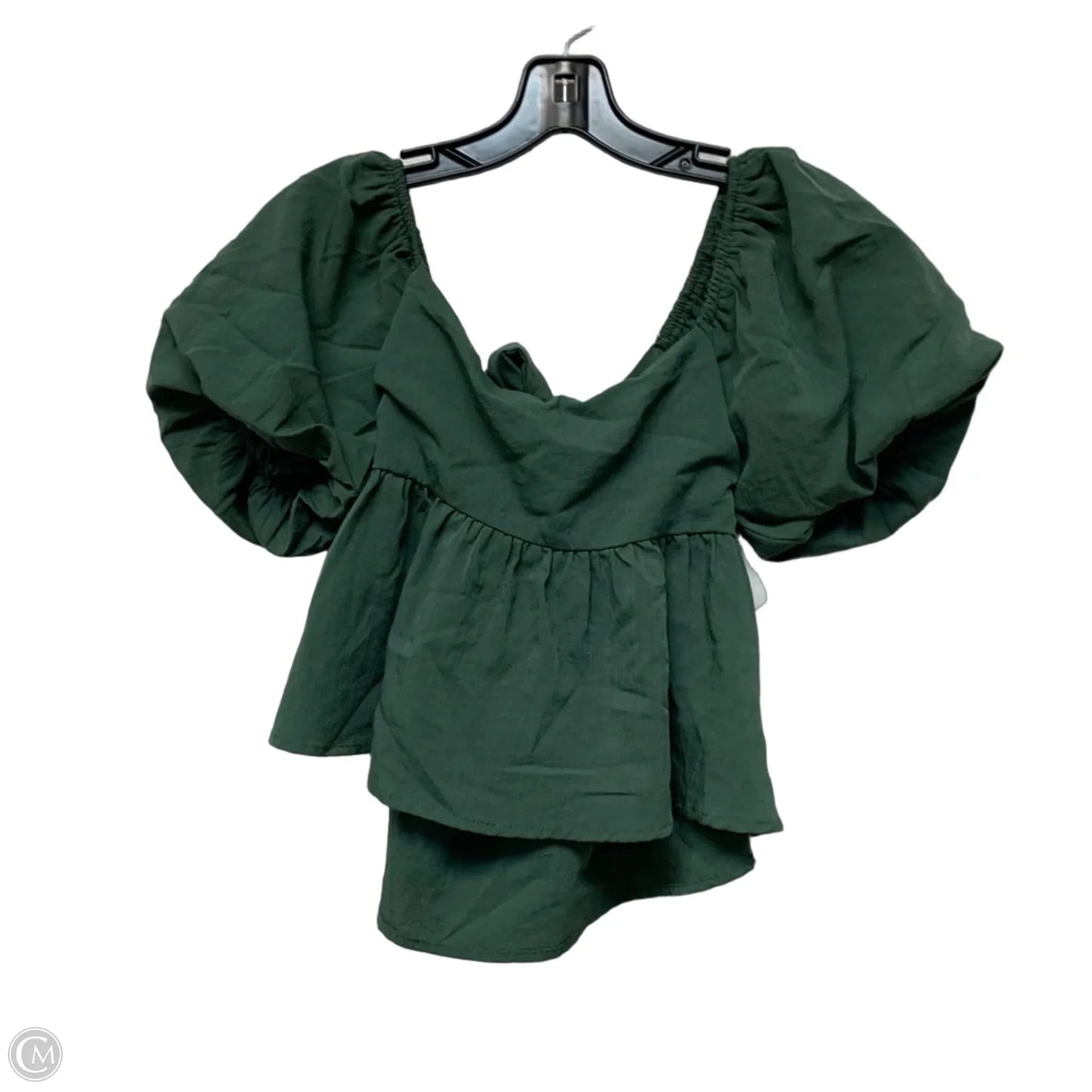 Top Short Sleeve By Mi Ami In Green, Size: S