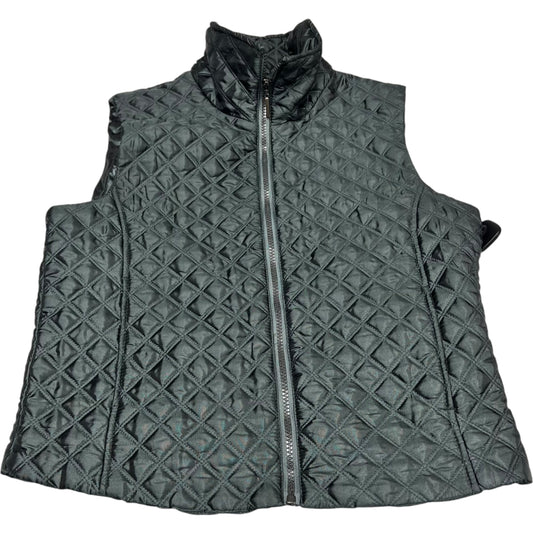 Vest Puffer & Quilted By Weatherproof In Grey, Size: M