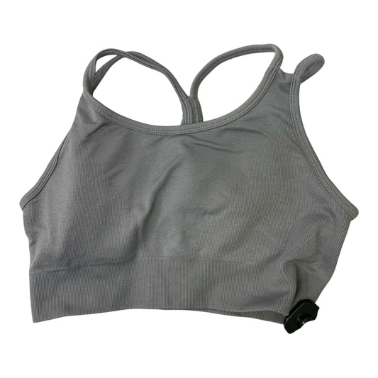 Athletic Bra By Yogalicious In Grey, Size: M