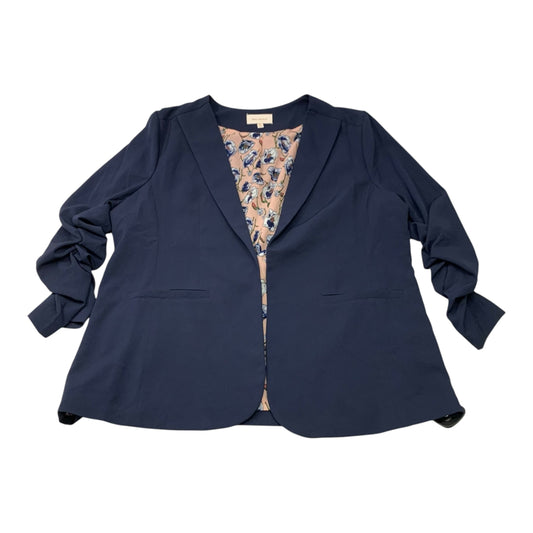 Blazer By Skies Are Blue In Navy, Size: 1x