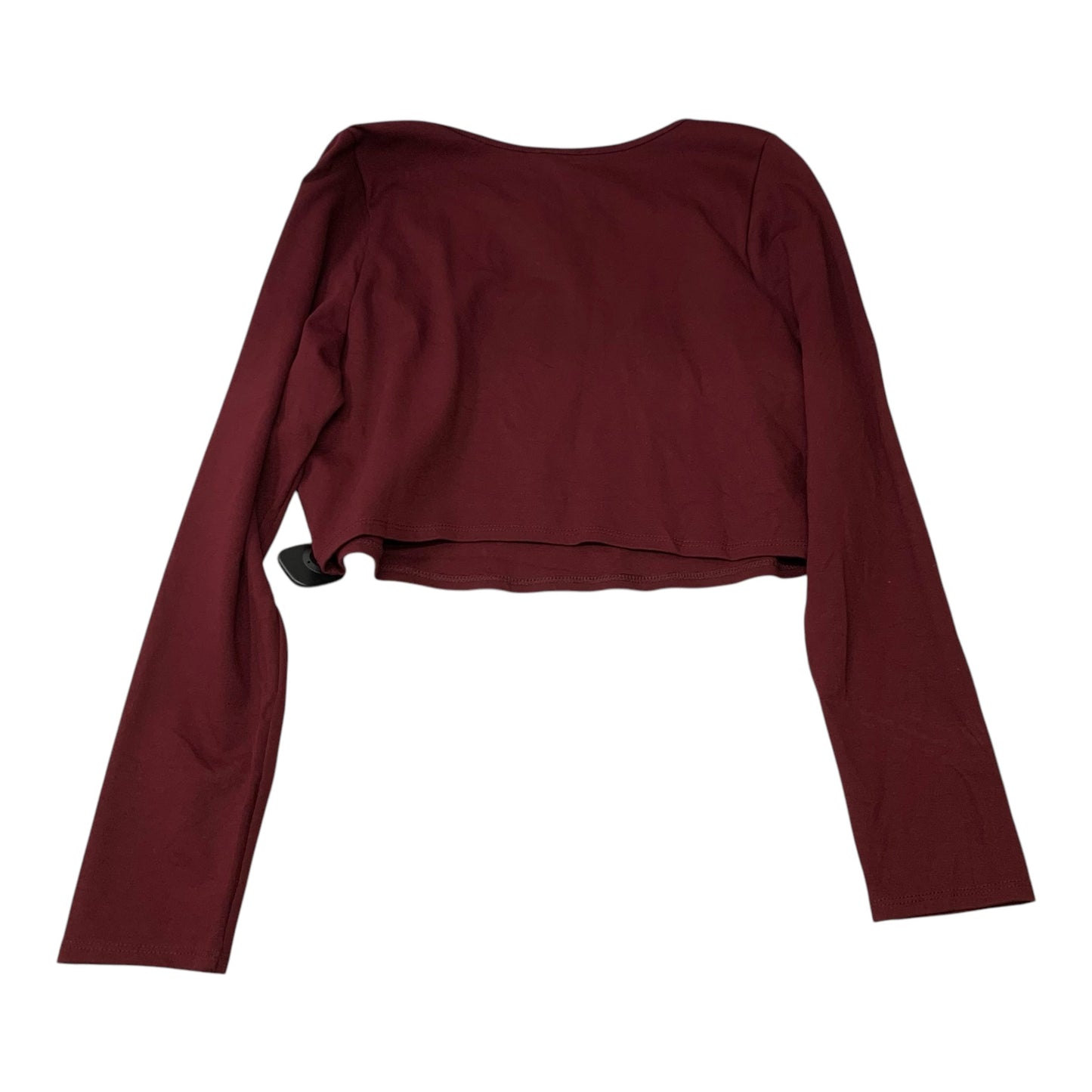 Top Long Sleeve By Fashion Nova In Red, Size: 2x