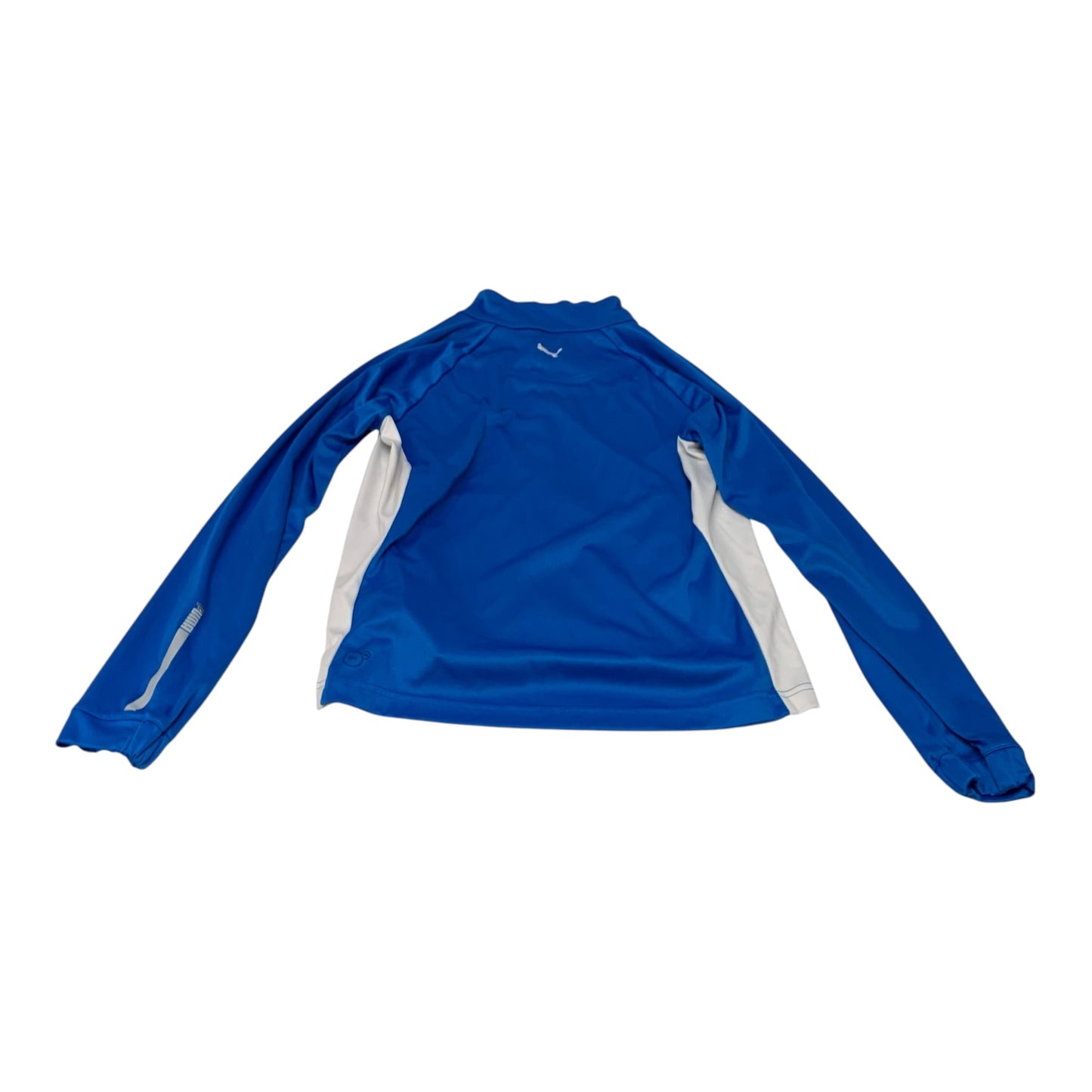 Athletic Jacket By Puma In Blue & White, Size: S