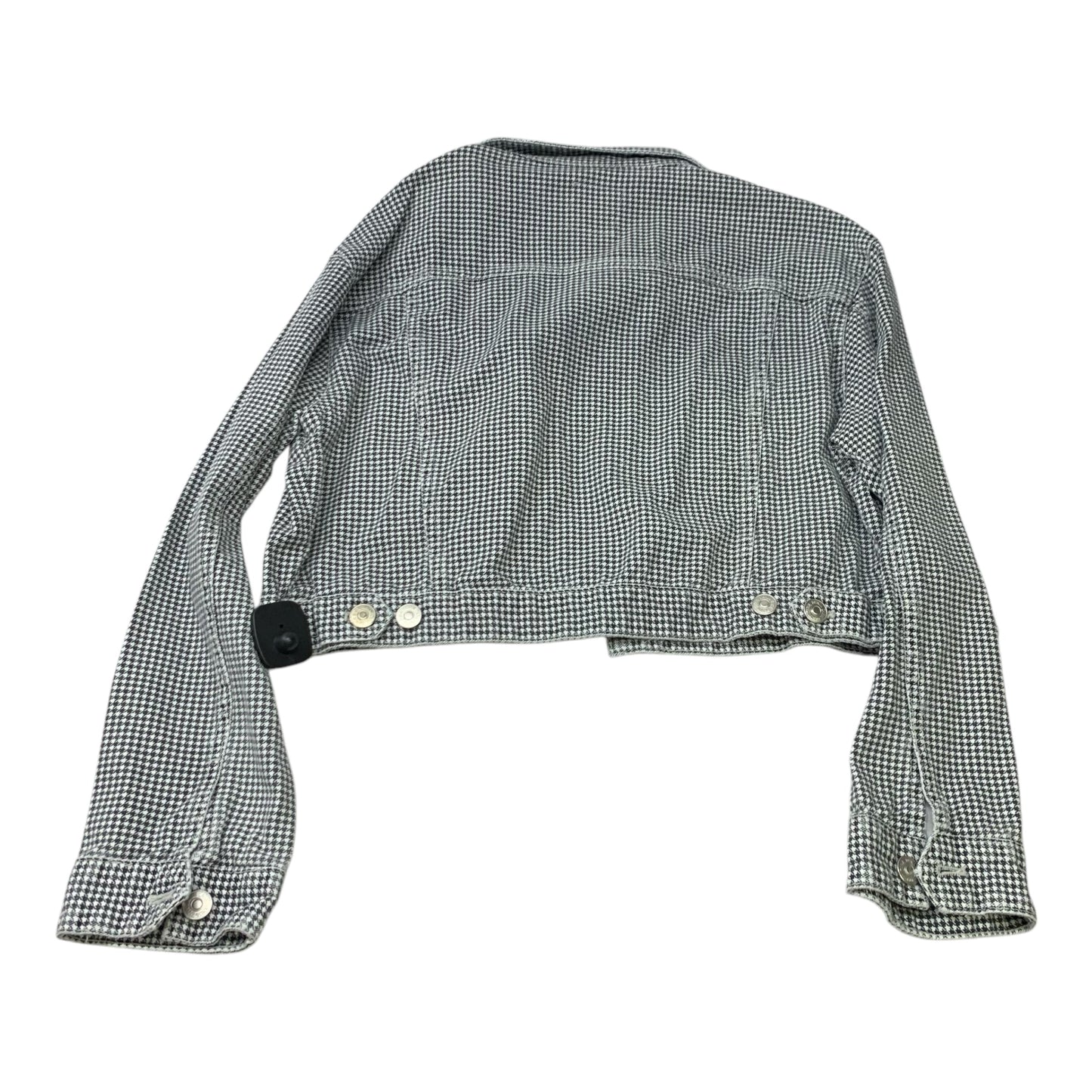 Jacket Moto By Zara In Grey, Size: L