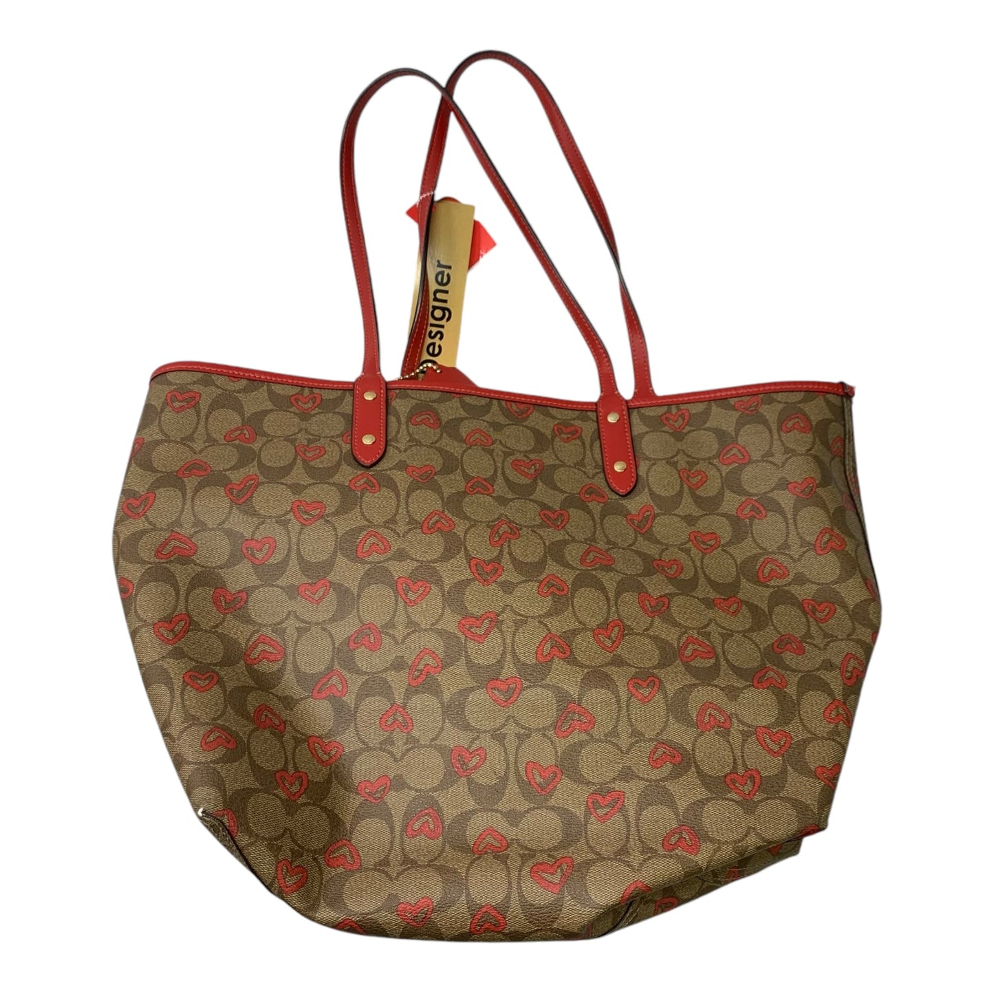 Tote Designer By Coach, Size: Large