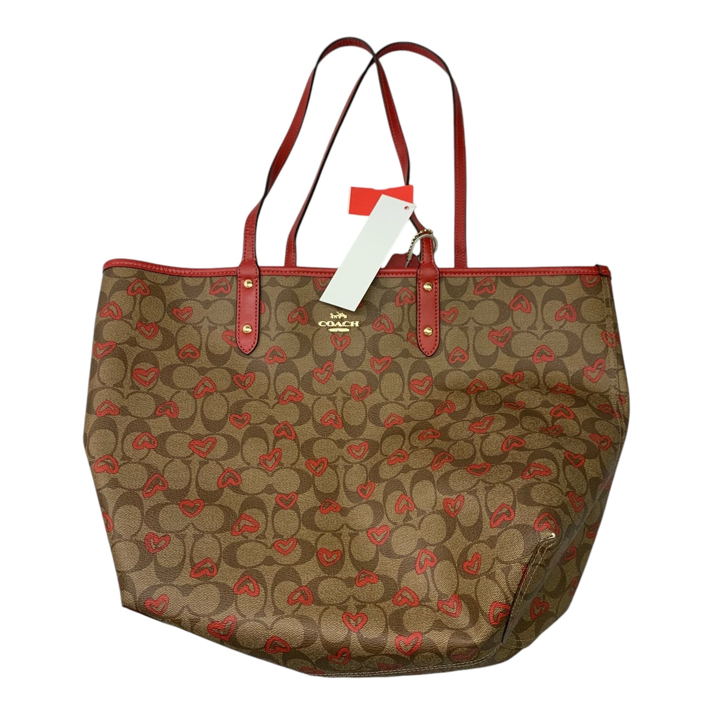 Tote Designer By Coach, Size: Large