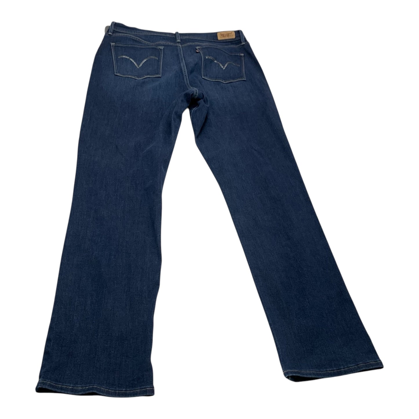 Jeans Skinny By Levis In Blue Denim, Size: 16