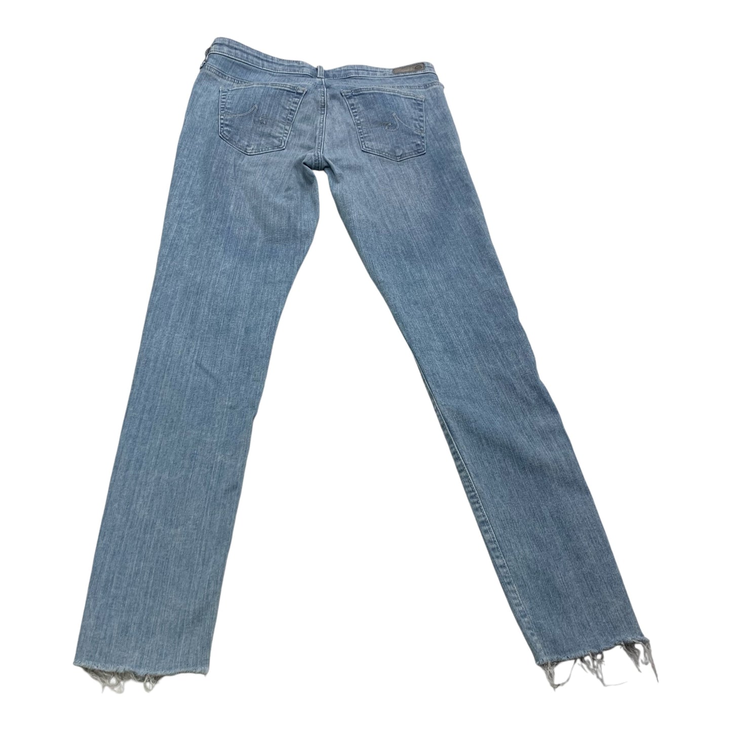 Jeans Skinny By Adriano Goldschmied In Blue Denim, Size: 8