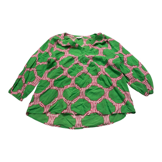 Top Long Sleeve By Crown And Ivy In Green, Size: S