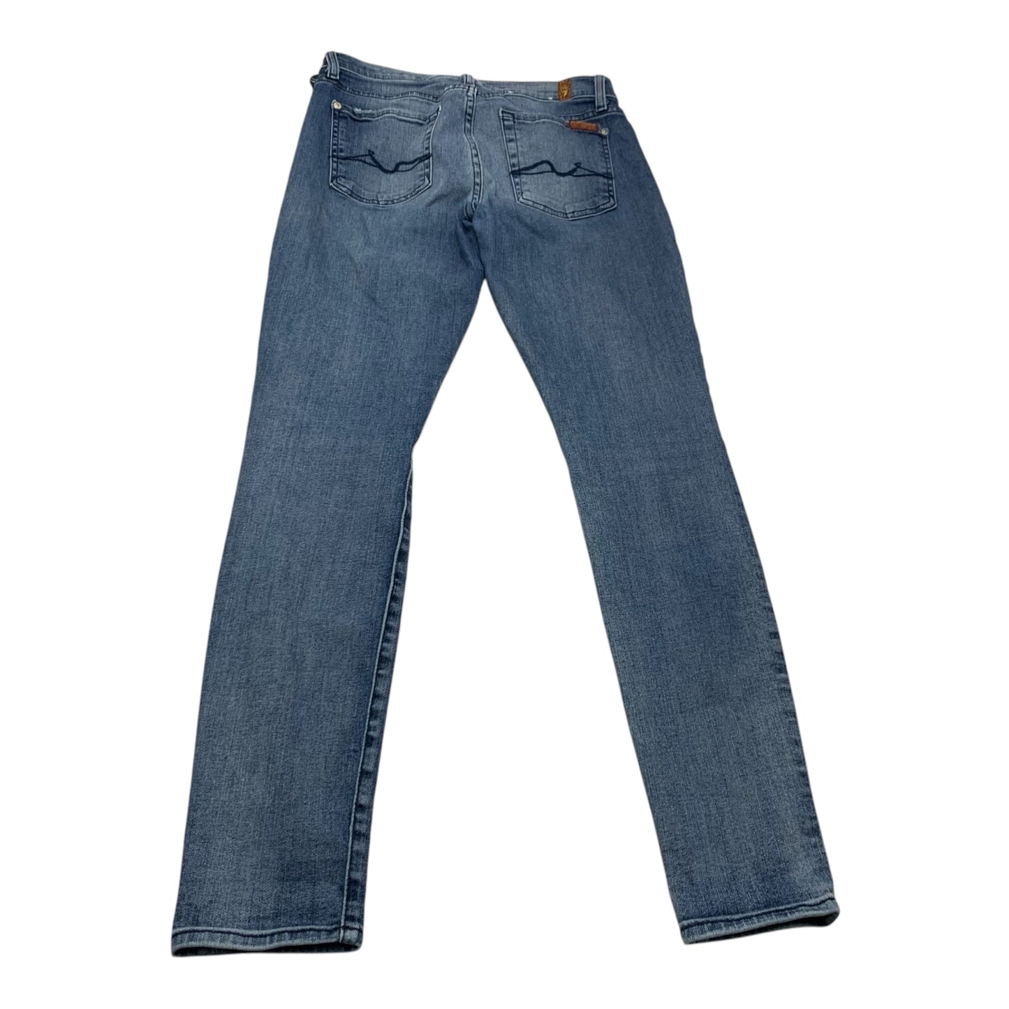 Jeans Designer By 7 For All Mankind In Blue Denim, Size: 6