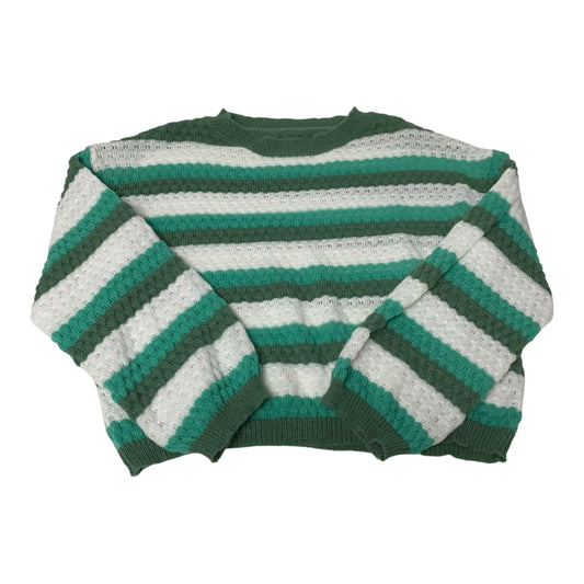 Sweater By Shein In Green & White, Size: Xl